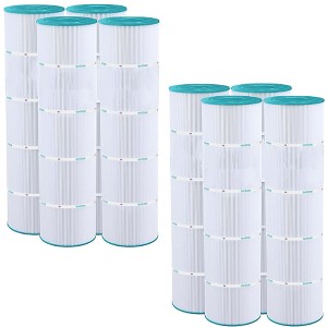 Hurricane 8 Pack HF7459-04 Advanced Pool Filter Cartridge Replacement for PJAN85, Unicel C-7459, Filbur FC-0800, Jandy Industries CCL-340,CV 340 - 1 of 4