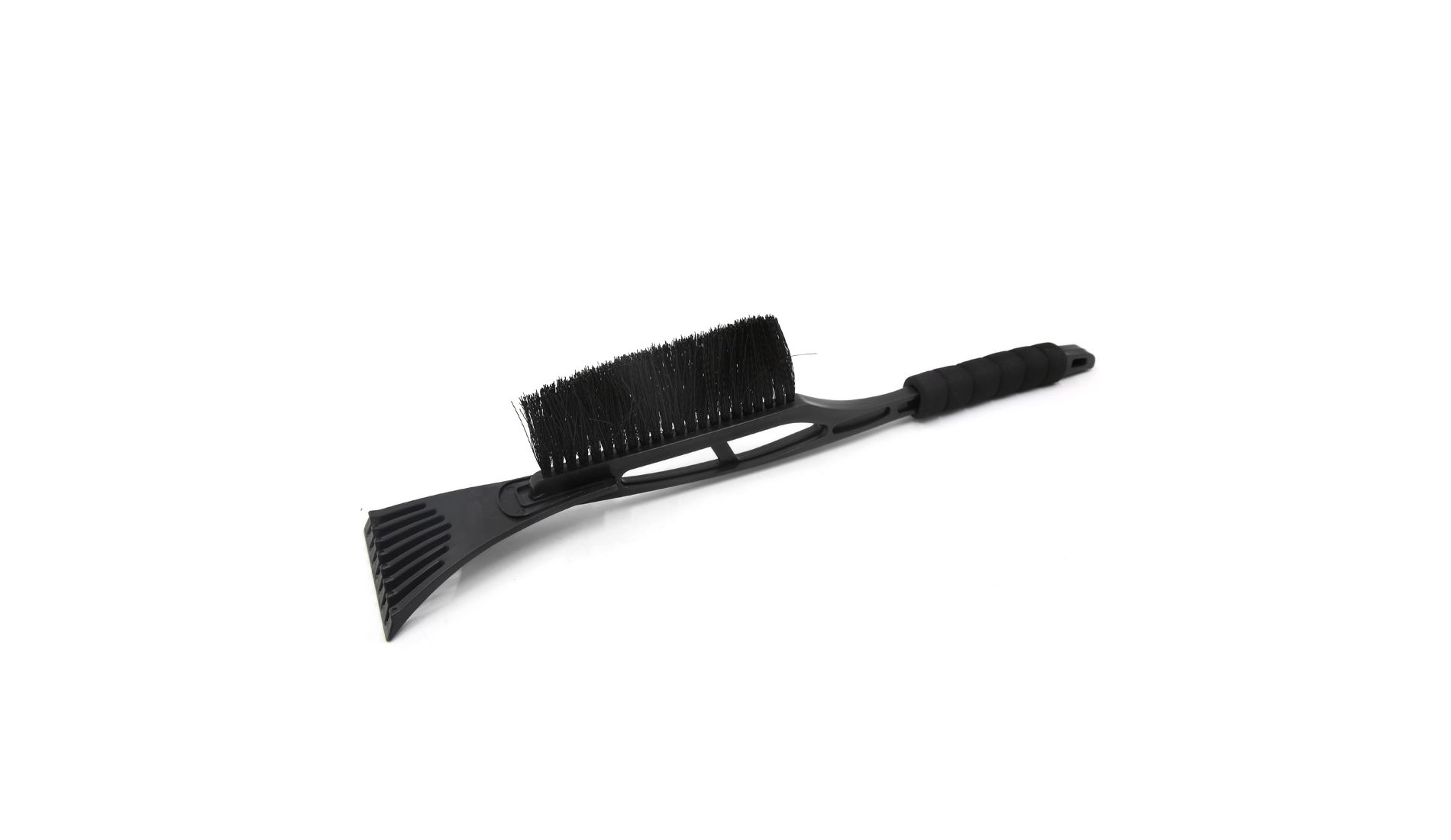 Unique Bargains Plastic Handle Windscreen Snow Brush Ice Scraper for Car Black