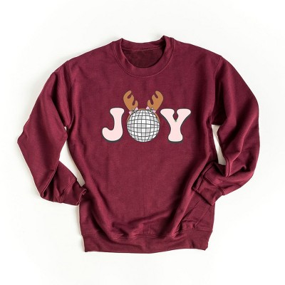 Simply Sage Market Women's Graphic Sweatshirt Joy Reindeer