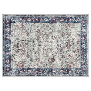 Area Rug Washable Rug Traditional Mat Retro Accent Rug - 1 of 3