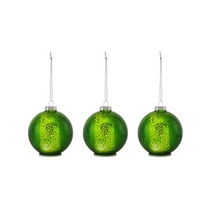 Mr. Christmas Set of 3 Mini Mercury Glass LED Ornaments - 3.75" - 1 of 1