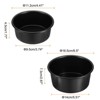 Unique Bargains Aluminum Alloy Nonstick Removable Bottom High Temperature Resistant Round Cake Pan 1 Set - 2 of 4