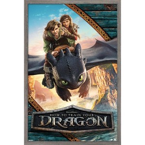 Trends International How To Train Your Dragon (2025) - Flight Framed Wall Poster Prints - 1 of 4