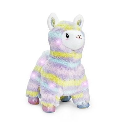 FAO Schwarz 12" LED Alpaca with Sound Toy Plush