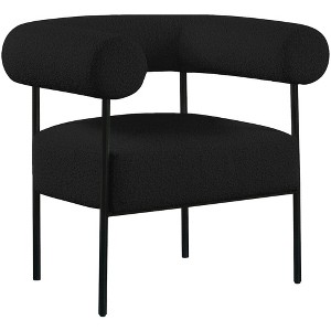 Meridian Furniture,Blake Boucle Fabric Accent Chair - 1 of 4