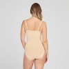 Spanx Women's Remarkable Results Open-Bust Brief Bodysuit - Beige XL