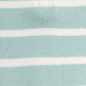 misty aqua stripe tipped