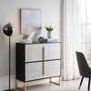 42'' Sideboard Buffet Cabinet, Coffee Bar Cabinet with 4 Doors, Wood Entryway Console Table, Kitchen Pantry Storage Cabinet for Living Room - 2 of 4