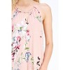 Women's Floral Halter Maxi Dress - entro - 4 of 4