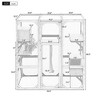 Kumasinova 62.8" Outdoor Cat House with Dual Doors,Balcony DIY Cat Enclosure with Platforms,Weatherproof Cat Playpen with Climbing Poles for 1-3 Cats - 2 of 4