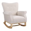 Grungis Velvet Upholstered Accent Chair,30.3"W Rocking Chairs with Comfortable Seating,Arm chair for Bedroom,Reading Room - 4 of 4