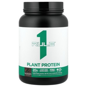 Rule One Proteins Plant Protein Powder Drink Mix, Chocolate, 1.48 lb (670 g) - 1 of 4