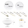 Smarty Had A Party White Organic Plastic Tableware Set - 60 Sets - 2 of 4
