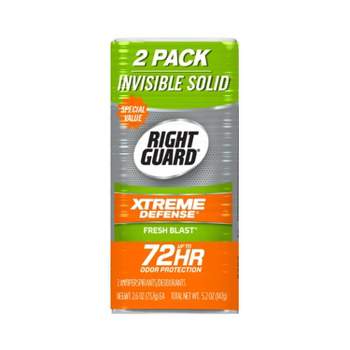 Right Guard Xtreme Invisible Solid Fresh Blast Antiperspirant & Deodorant - 2.6oz/2pk