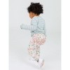 RuffleButts Baby Girls Ruched Bow Leggings - 4 of 4