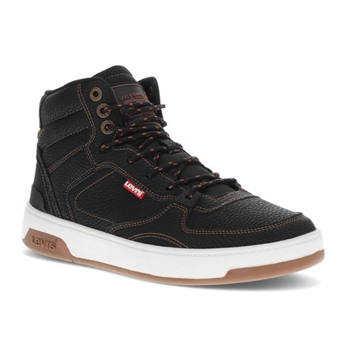 Levi's Mens 521 Mod Hi Oberyn Fashion Hightop Sneaker Shoe, Black/tan, Size   : Target