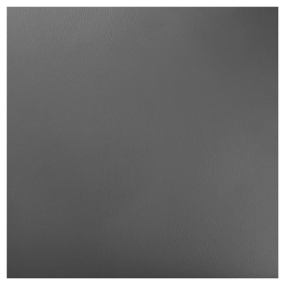 Contemporary Adjustable Swivel Gray Leather Barstool