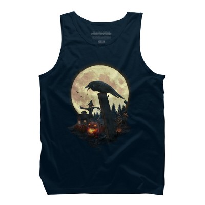 Men's Design By Humans Halloween Theme By chriskar Tank Top