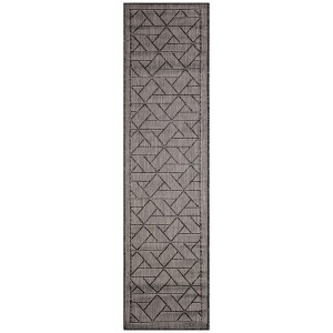 Liora Manne Carmel  Indoor/Outdoor Rug  Black.. - 1 of 4