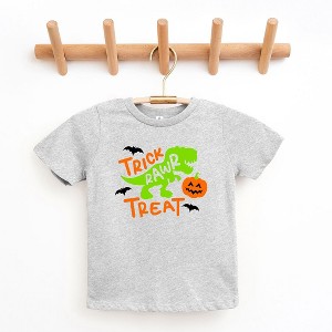 The Juniper Shop Trick Rawr Treat Toddler Short Sleeve Tee - 1 of 3