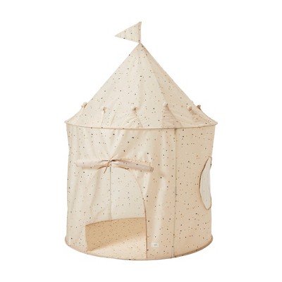 3 Sprouts Kids Recycled Fabric Play Tent - Terrazzo Beige