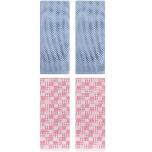 REGALWOVEN 4 Pcs Soft Absorbent Comfortable Waffle Design Hand Towel - 1 of 4