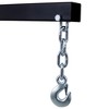 2 Ton Folding Engine Hoist Cherry Picker Shop Crane Hoist Lift, Heavy Duty Steel with 6 Iron Caster Wheels, 8.54Feet H Black - 4 of 4