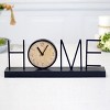 VIP Metal 12 in. Black Home Table Clock - 2 of 4