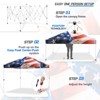 EAGLE PEAK 10x10 Pop Up Canopy Instant Tent w/ 4 Weight Bags - 4 of 4