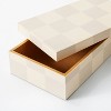 Large Checkered Resin Box - Threshold™ designed with Studio McGee - image 4 of 4