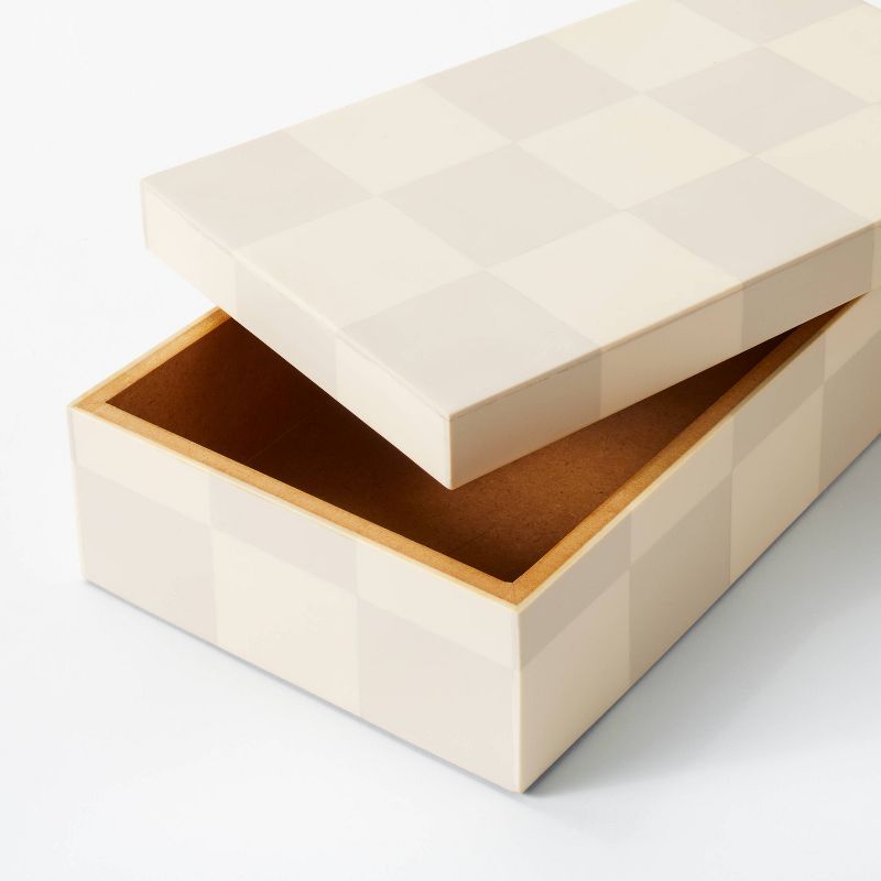 Large Checkered Resin Box - Threshold&#8482; designed with Studio McGee, 4 of 9