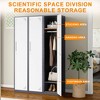 Mlezan 71" Metal Locker: Steel Storage for Bedroom, Gym, School, Office, or Garage.Ideal for Employee or Personal Use. - 4 of 4