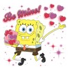 Girl's SpongeBob SquarePants Valentine's Day Be Mine Cropped T-Shirt - 2 of 3