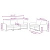 vidaXL Sofa Set Accent Couch Sectional Sofa for Living Room 2 Piece Velvet - 4 of 4