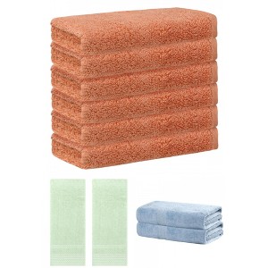 REGALWOVEN Striped Soft Absorbent Bathroom Cotton Towel Set 3 Pcs - 1 of 4