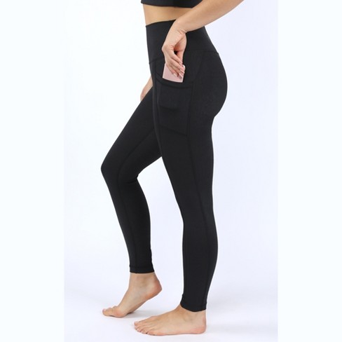 90 Degree by Reflex High Waist Tummy Control Interlink Squat Proof Ankle  Length Leggings - Black - XS : : Clothing, Shoes & Accessories