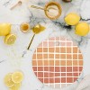 Menina Lisboa Terracotta Color Block Stripes Cutting Board - Round - 2 of 3
