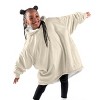 The Bare Homey - Kids Wearable Blanket - Fleece Side Pockets - 2 of 4