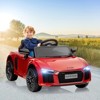 Licensed Audi 12V Kids Ride On Car, Kids Electric Car with Remote Control - 2 of 4