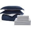 The Nesting Company Chestnut Collection Reversible Bedding Down Alternative 7 Piece Comforter and Sheet Set Microfiber - 2 of 4