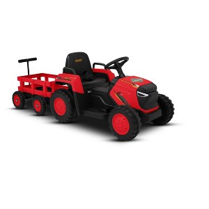 Kids Ride On Tractor, 12V Battery Powered Tractor Car Toy - 1 of 1