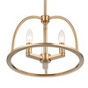 Crystorama Lighting Abbott 3 - Light Chandelier in  Vibrant Gold - 3 of 3