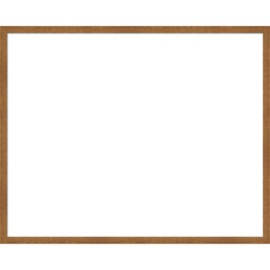 Amanti Art Carlisle Blonde Narrow Framed Dry Erase Magnetic Board - 1 of 4