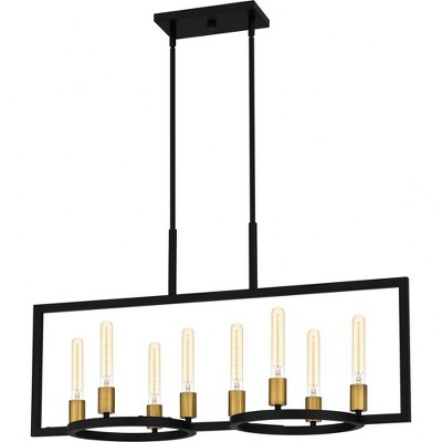 Quoizel Lighting Telfair 8 - Light Pendant in  Matte Black