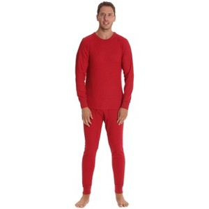 At The Buzzer Men's Thermal Underwear Set - Base Layer Long Johns for Warmth in Winter - 1 of 3