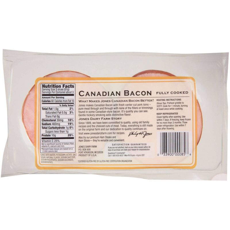 Jones Canadian Bacon - 6oz, 3 of 11