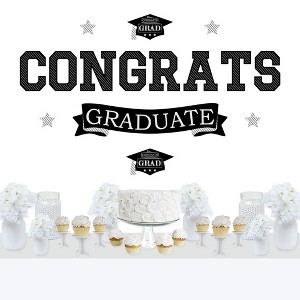 Big Dot of Happiness Graduation Cheers Party Photo Backdrop - Wall Decals - 1 of 4