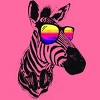 Women's Design By Humans Cool Zebra By clingcling Racerback Tank Top - 2 of 3