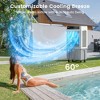 Waykar 2943-3531CFM Portable Evaporative Air Cooler/Air Conditioner with  3-Speed Cooling - 3 of 4