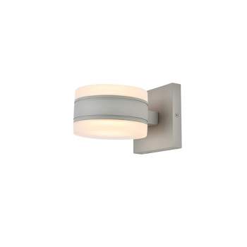 Elegant Lighting Raine Integrated LED wall sconce in silver